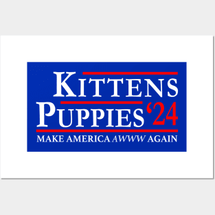 Kittens and Puppies 2024 the Best Candidates Posters and Art